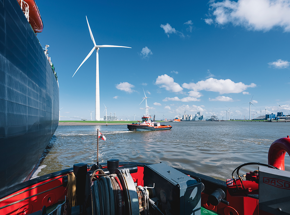 Sleepboot Sleepdienst Waterstroom